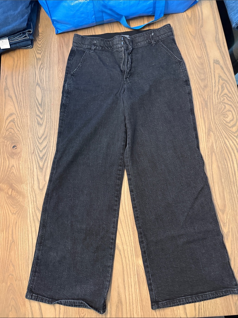 Women’s Wit & Wisdom Wide-Leg Black Jeans